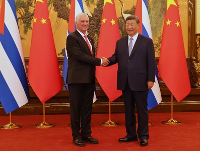 Presidente Diaz-Canel en China