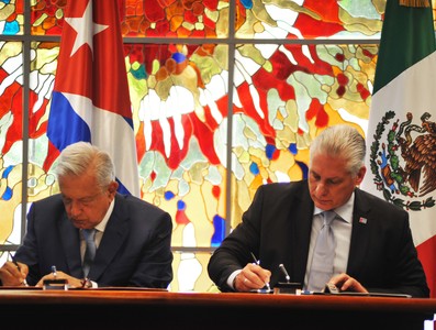 Visita Oficial a Cuba del Presidente de los Estados Unidos Mexicanos, Andrés Manuel López Obrador