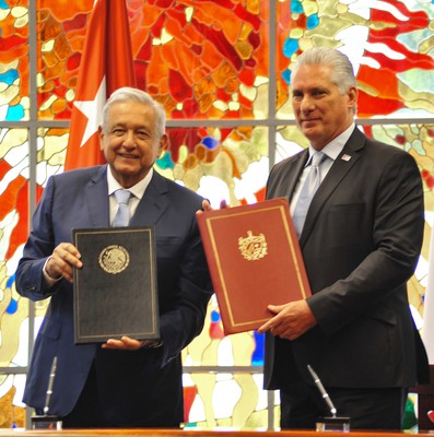 Visita Oficial a Cuba del Presidente de los Estados Unidos Mexicanos, Andrés Manuel López Obrador