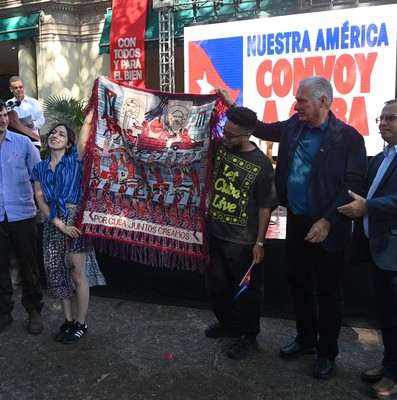 Convoy Nuestra América: símbolo de millones de seres humanos que se niegan a dar la espalda a Cuba