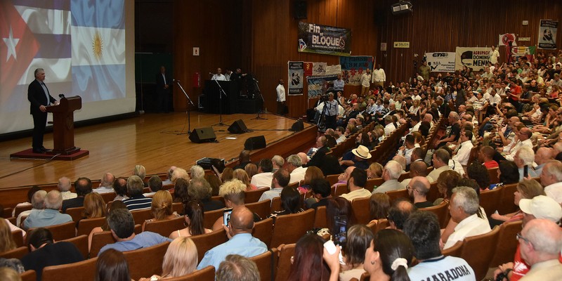 Visita Díaz-Canel a la Argentina