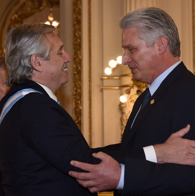 Toma de Posesión en Argentina y saludo oficial