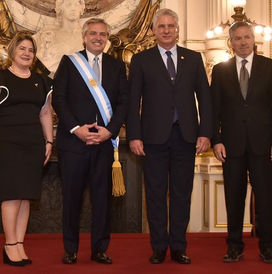 Toma de Posesión en Argentina y saludo oficial