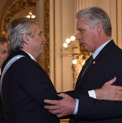 Toma de Posesión en Argentina y saludo oficial