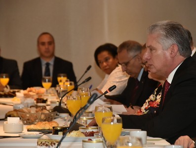 Visita Díaz-Canel a la Argentina