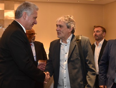 Visita Díaz-Canel a la Argentina