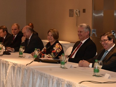 Visita Díaz-Canel a la Argentina