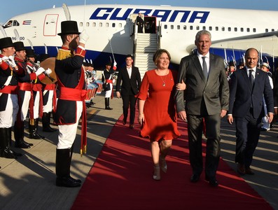 Visita Díaz-Canel a la Argentina