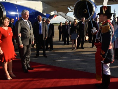 Visita Díaz-Canel a la Argentina