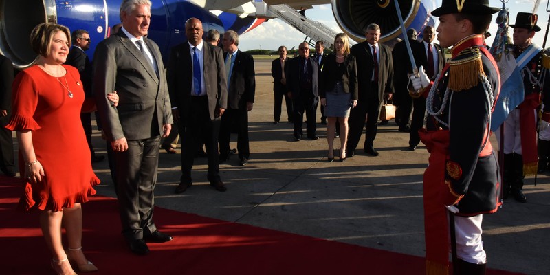 Visita Díaz-Canel a la Argentina