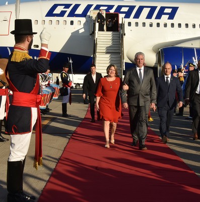 Visita Díaz-Canel a la Argentina