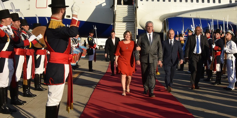 Visita Díaz-Canel a la Argentina