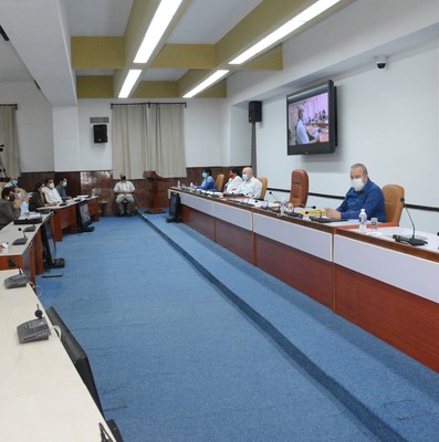 Reunión de Trabajo del Ministerio de Educación Superior (MES), en el Palacio de la Revolución.   26 de marzo 2021   -   Fotos: Estudios Revolución