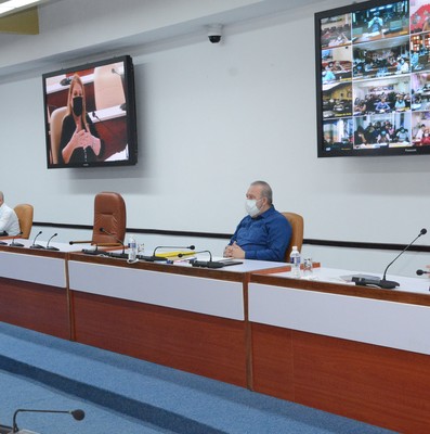 Reunión de Trabajo del Ministerio de Educación Superior (MES), en el Palacio de la Revolución.   26 de marzo 2021   -   Fotos: Estudios Revolución