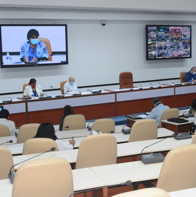 Reunión de Trabajo del Ministerio de Educación Superior (MES), en el Palacio de la Revolución.   26 de marzo 2021   -   Fotos: Estudios Revolución