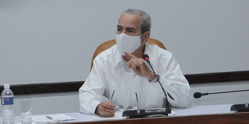 Reunión de Trabajo del Ministerio de Educación Superior (MES), en el Palacio de la Revolución.   26 de marzo 2021   -   Fotos: Estudios Revolución
