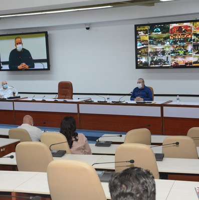 Reunión de Trabajo del Ministerio de Educación Superior (MES), en el Palacio de la Revolución.   26 de marzo 2021   -   Fotos: Estudios Revolución