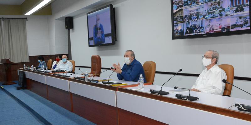 Reunión de Trabajo del Ministerio de Educación Superior (MES), en el Palacio de la Revolución.   26 de marzo 2021   -   Fotos: Estudios Revolución