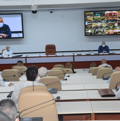 Reunión de Trabajo del Ministerio de Educación Superior (MES), en el Palacio de la Revolución.   26 de marzo 2021   -   Fotos: Estudios Revolución