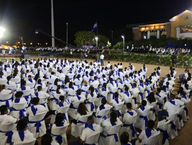 Toma de posesión del Presidente de la República de Nicaragua, Daniel Ortega Saavedra, y de la Vicepresidenta Rosario Murillo.