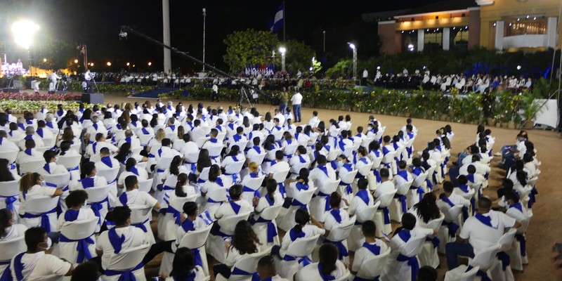 Toma de posesión del Presidente de la República de Nicaragua, Daniel Ortega Saavedra, y de la Vicepresidenta Rosario Murillo.