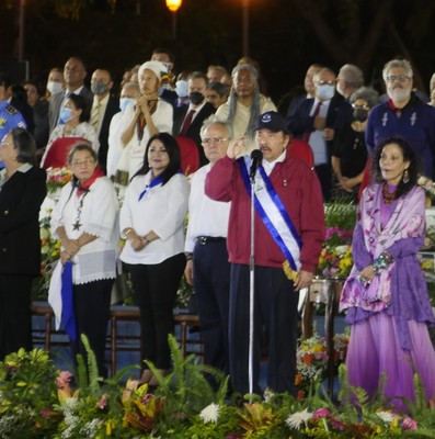 Toma de posesión del Presidente de la República de Nicaragua, Daniel Ortega Saavedra, y de la Vicepresidenta Rosario Murillo.