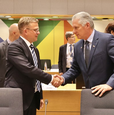 Díaz-Canel en Bruselas para participar en la III Cumbre CELAC-UE