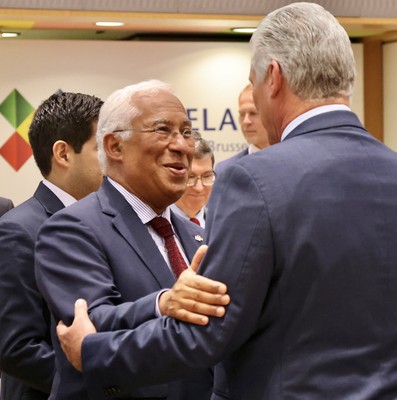 Díaz-Canel en Bruselas para participar en la III Cumbre CELAC-UE