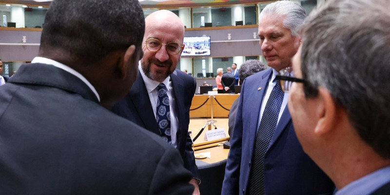 Díaz-Canel en Bruselas para participar en la III Cumbre CELAC-UE