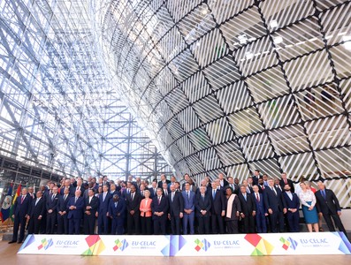 Díaz-Canel en Bruselas para participar en la III Cumbre CELAC-UE