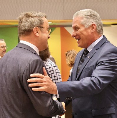 Díaz-Canel en Bruselas para participar en la III Cumbre CELAC-UE