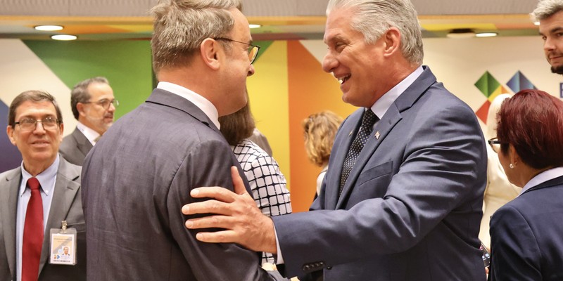 Díaz-Canel en Bruselas para participar en la III Cumbre CELAC-UE