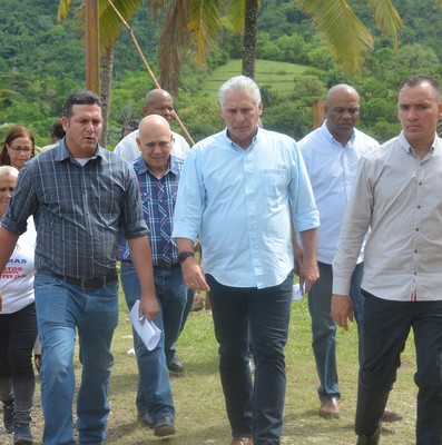 Visita a Yateras, Guantánamo