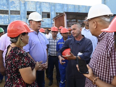Visita a Santa Cruz del Norte, Mayabeque