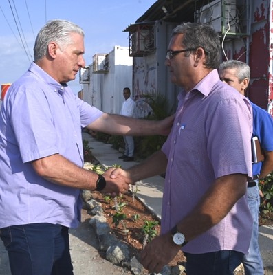 Visita a Santa Cruz del Norte, Mayabeque