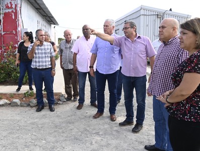 Visita a Santa Cruz del Norte, Mayabeque