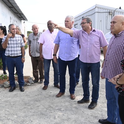 Visita a Santa Cruz del Norte, Mayabeque