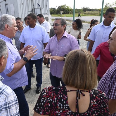 Visita a Santa Cruz del Norte, Mayabeque