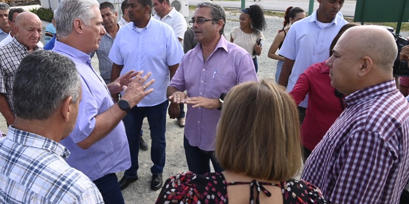 Visita a Santa Cruz del Norte, Mayabeque