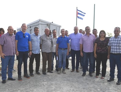 Visita a Santa Cruz del Norte, Mayabeque