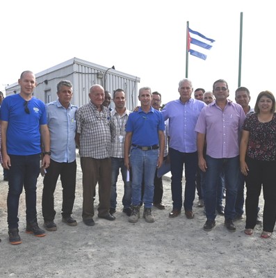 Visita a Santa Cruz del Norte, Mayabeque