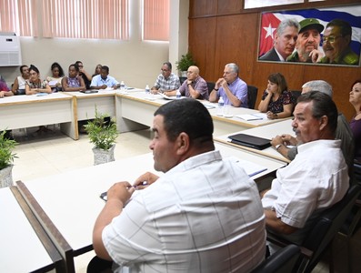 Visita a Santa Cruz del Norte, Mayabeque