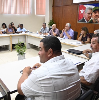 Visita a Santa Cruz del Norte, Mayabeque