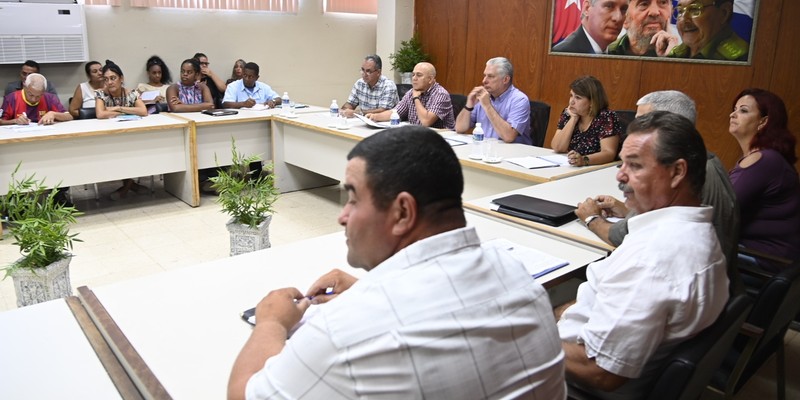 Visita a Santa Cruz del Norte, Mayabeque