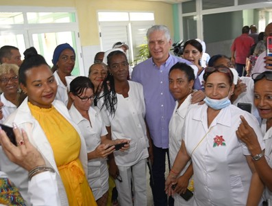 Visita a Santa Cruz del Norte, Mayabeque