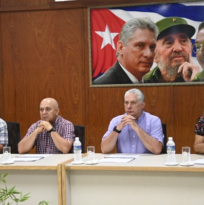 Visita a Santa Cruz del Norte, Mayabeque