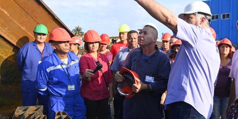 Visita a Santa Cruz del Norte, Mayabeque