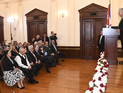 Encuentro con emigrados cubanos en NY