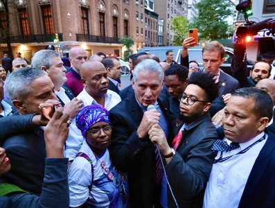 Solidaridad con Cuba en NY