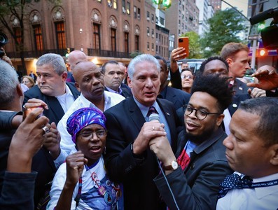 Solidaridad con Cuba en NY